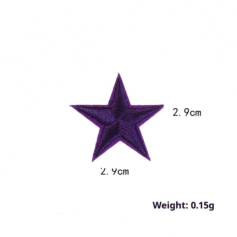 Embroidered Star Patches