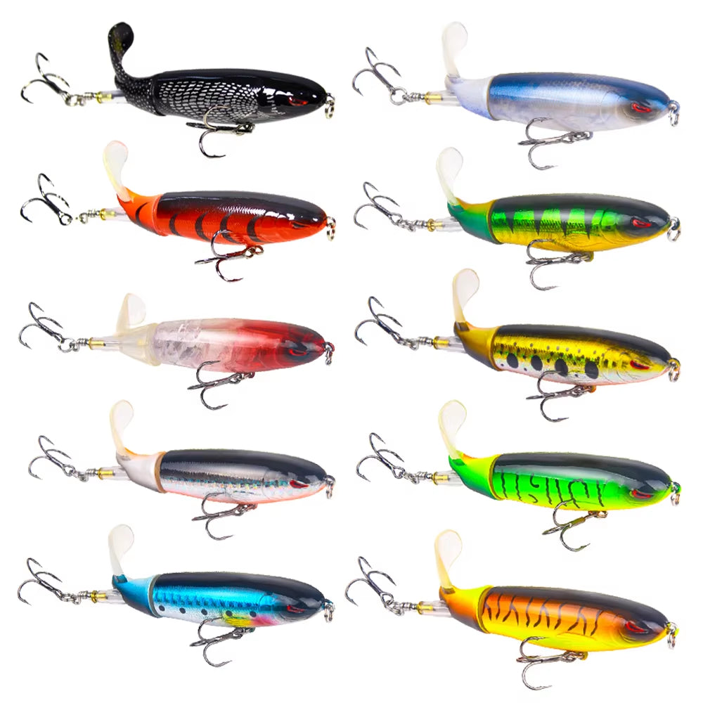 20-Piece Topwater Popper Lure Set
