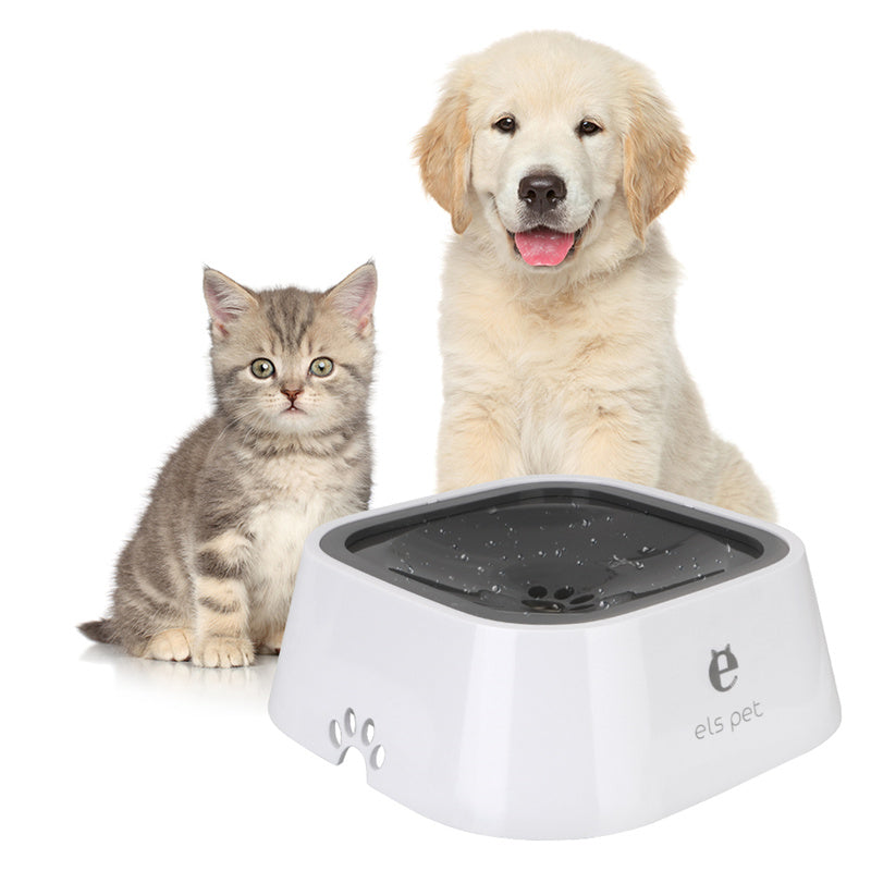 Anti-Splash Floating Pet Water Bowl (1.5 L)