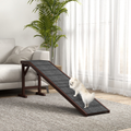 Carpeted Pet Ramp for Beds