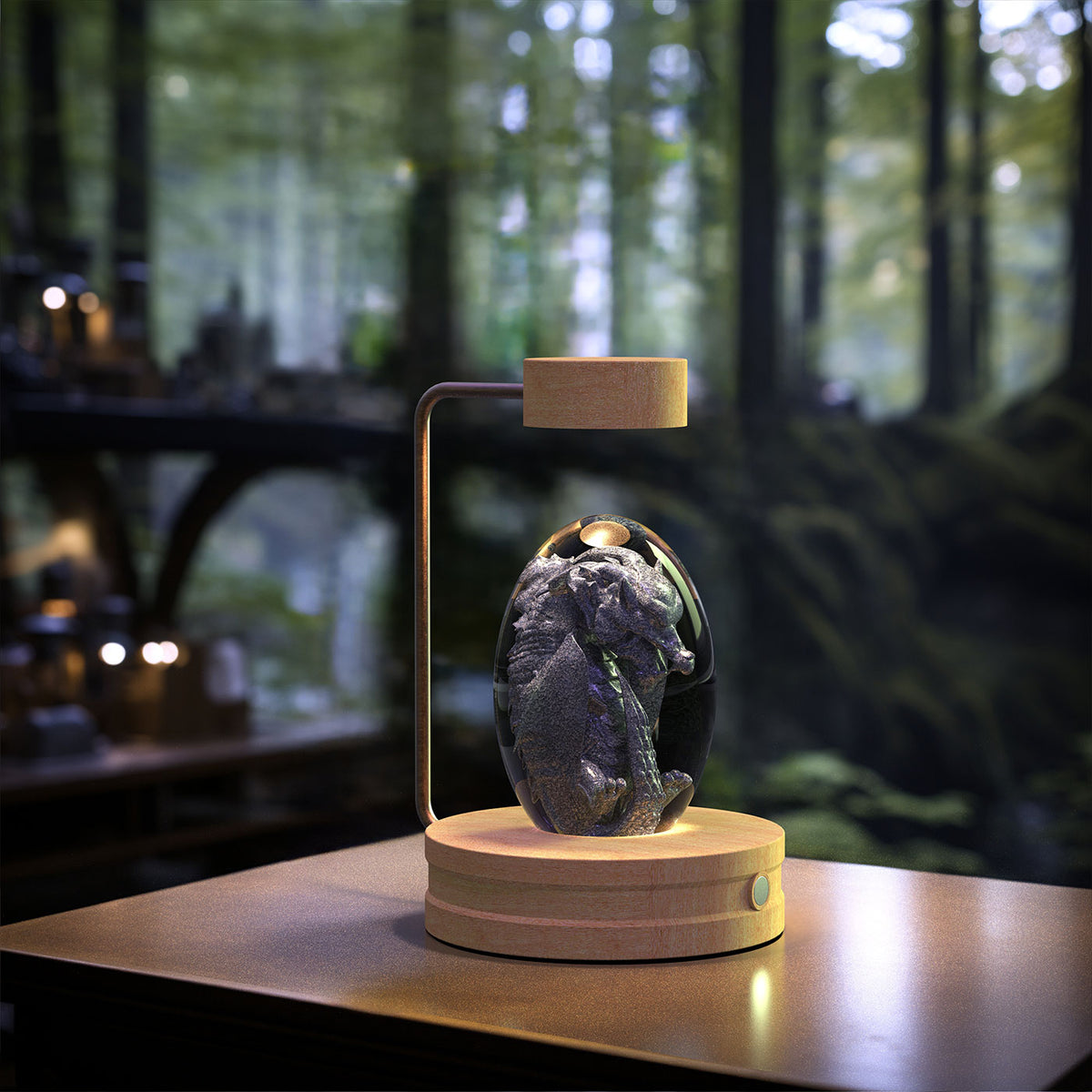 3D Crystal Ball Night Light