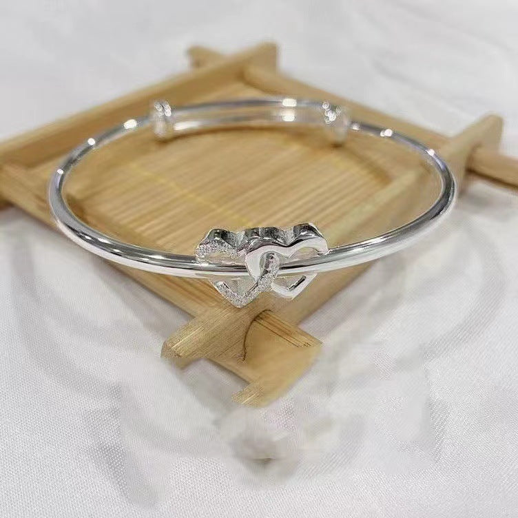 Heart-to-Heart Slider Bracelet