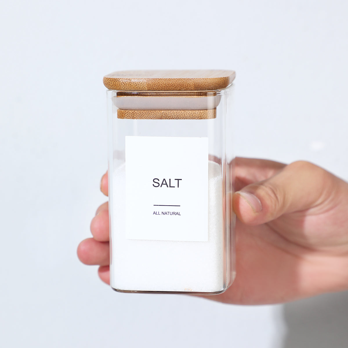 Glass Spice Jar Set (12 pcs)