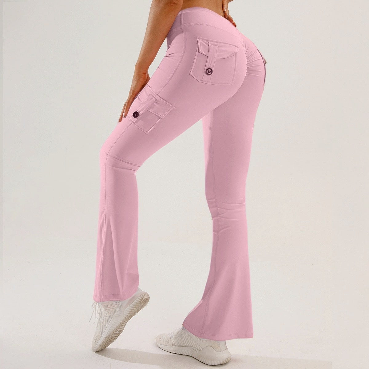 Women's Flared Yoga Cargo Pants