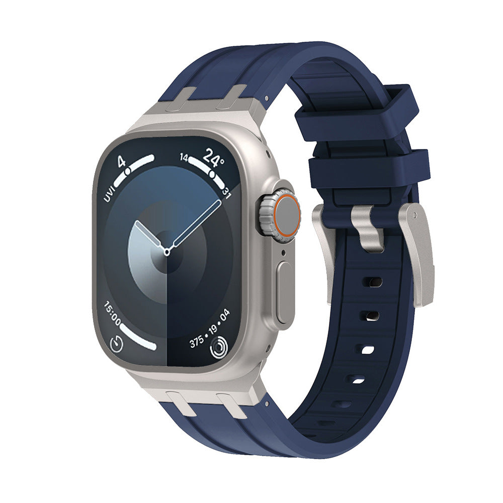 Two-Tone Silicone Smartwatch Band