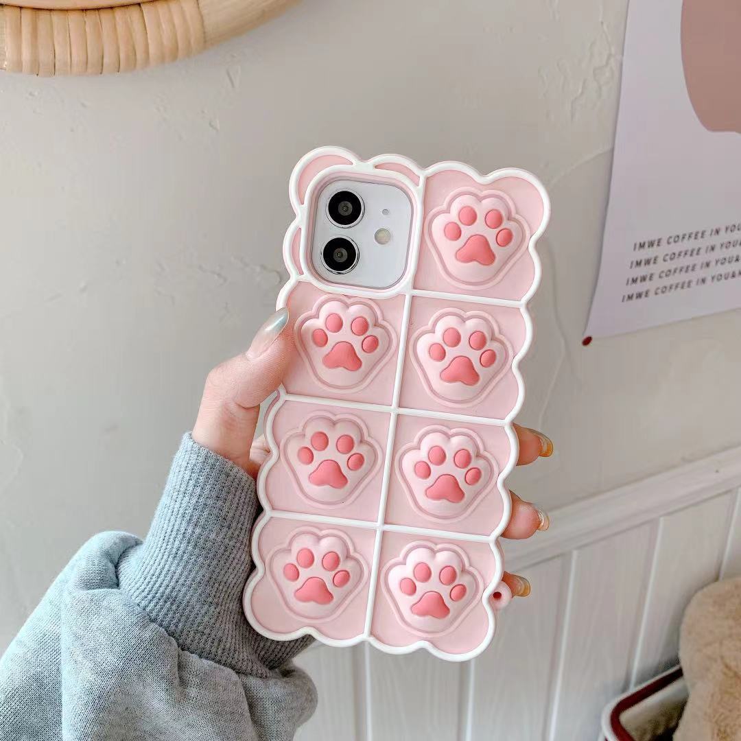 Squishy Cat Paw iPhone Case