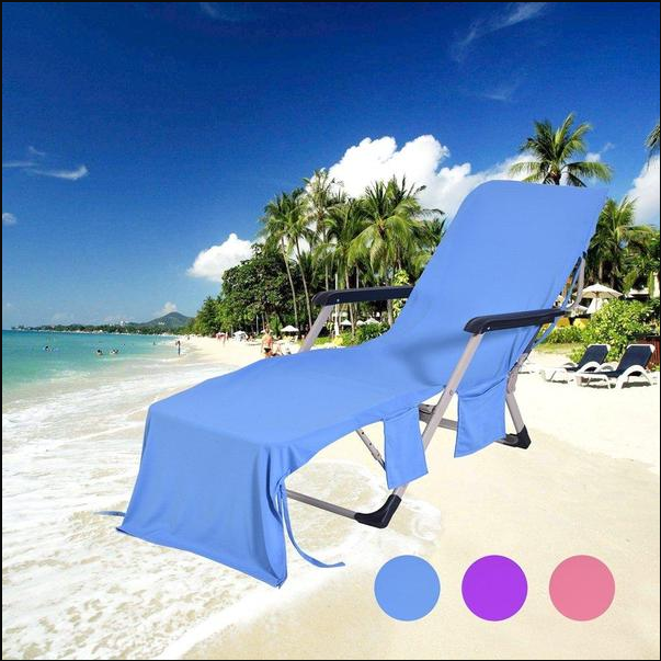 Beach Lounge Chair Towel Cover