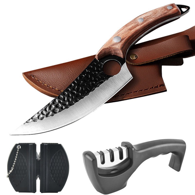 Walnut-Handle Boning Knife