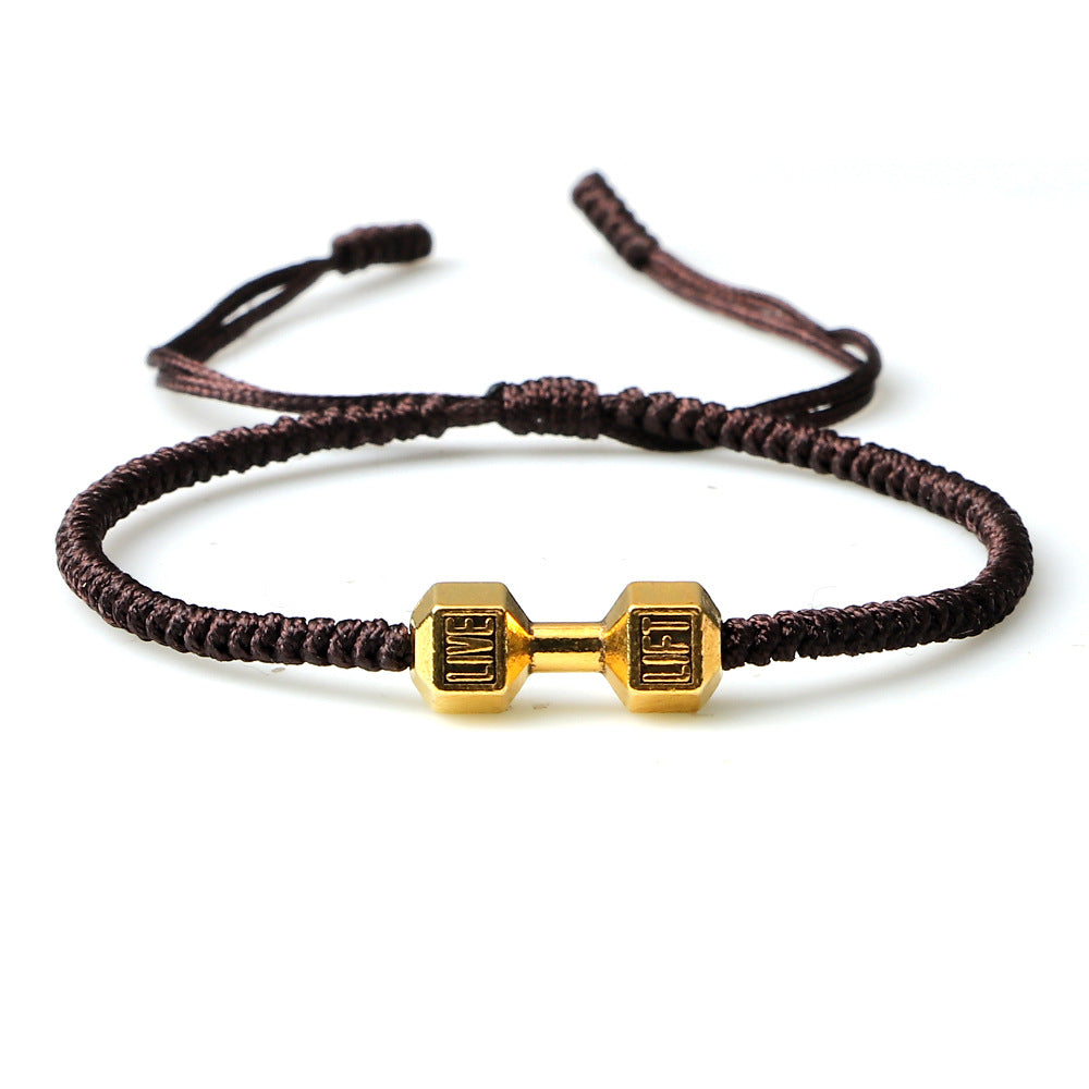 Woven Dumbbell Bracelet