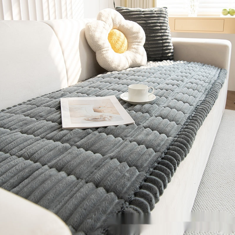 Corduroy Non-Slip Sofa Cushion Cover
