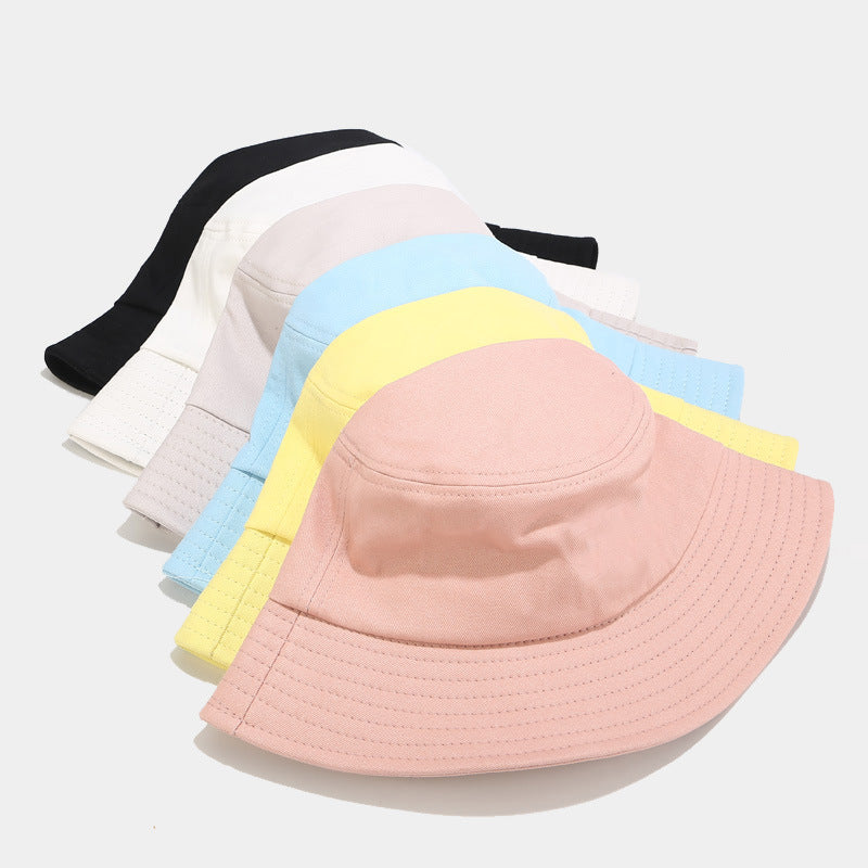 Two-Tone Cotton Bucket Hat