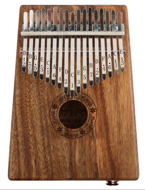 Mahogany Kalimba Thumb Piano