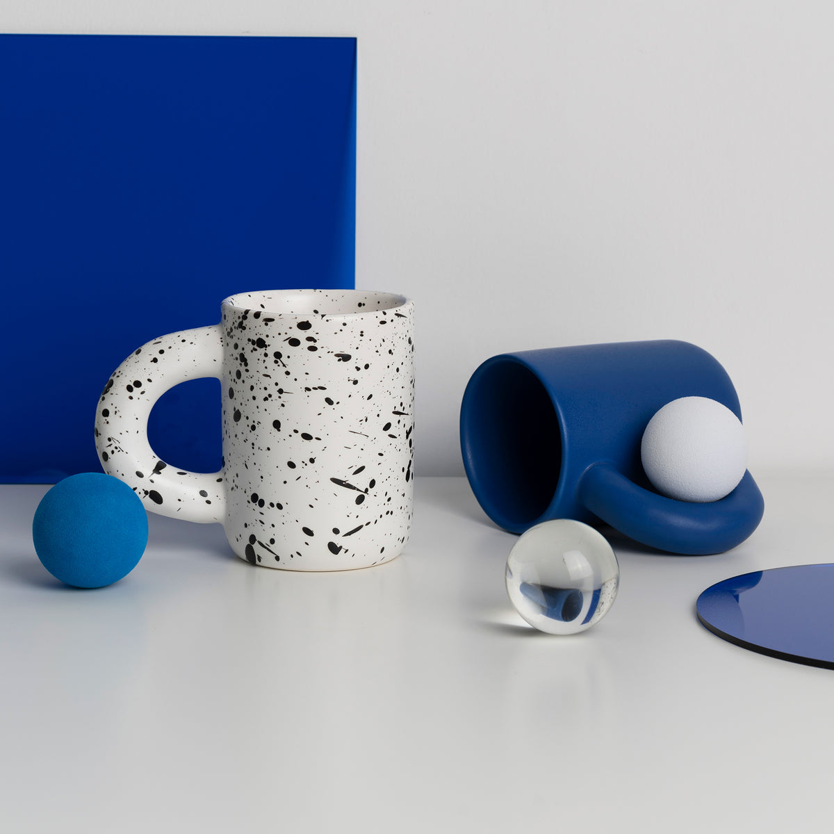 Nordic Minimalist Mug with Spoon