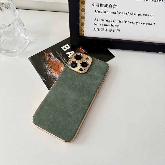 Lambskin Leather iPhone Case
