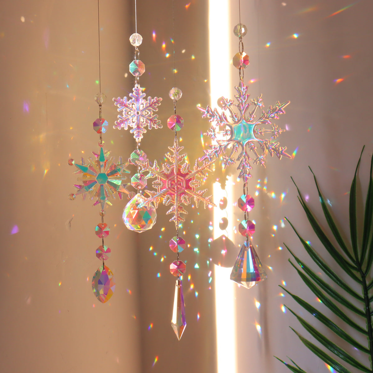 Crystal Snowflake Suncatcher