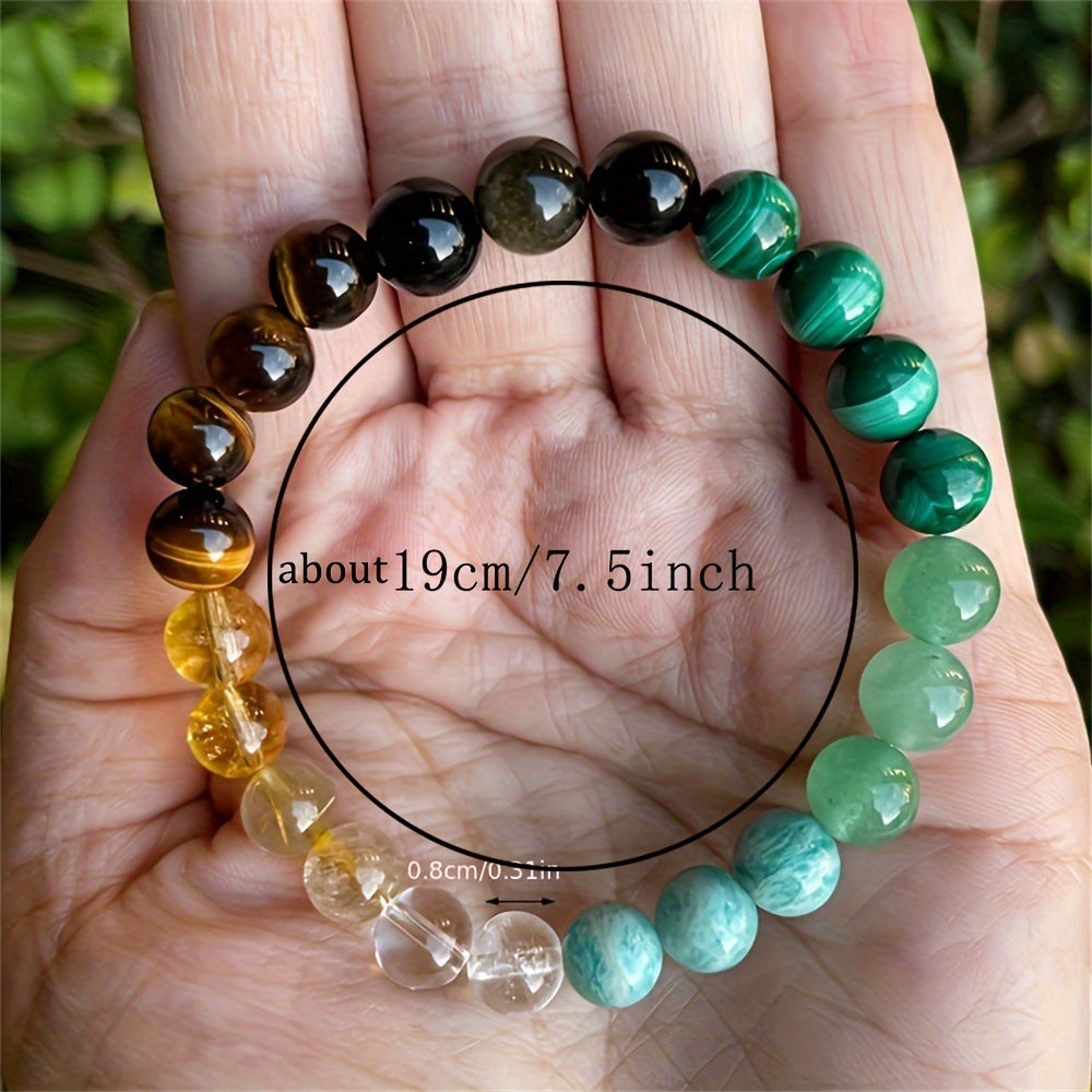 Natural Stone Beaded Bracelet