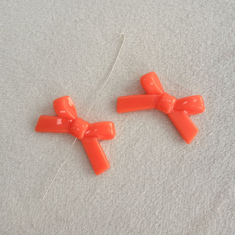 Acrylic Bow Spacer Beads