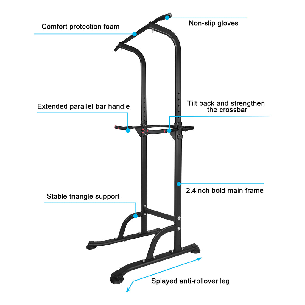 Power Tower with Pull-Up Bar & Bench