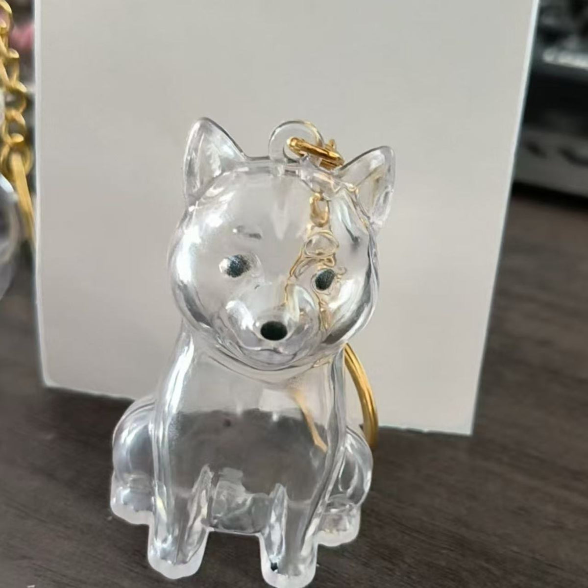 Dog Breed Fuzzy Keychain