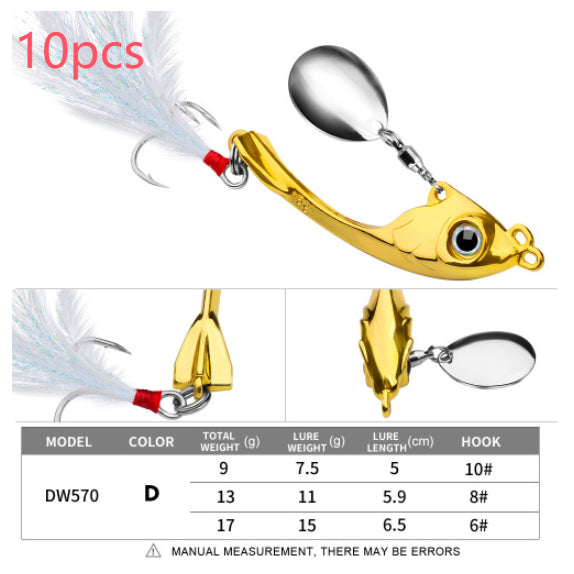 Spinning Spoon Fishing Lure