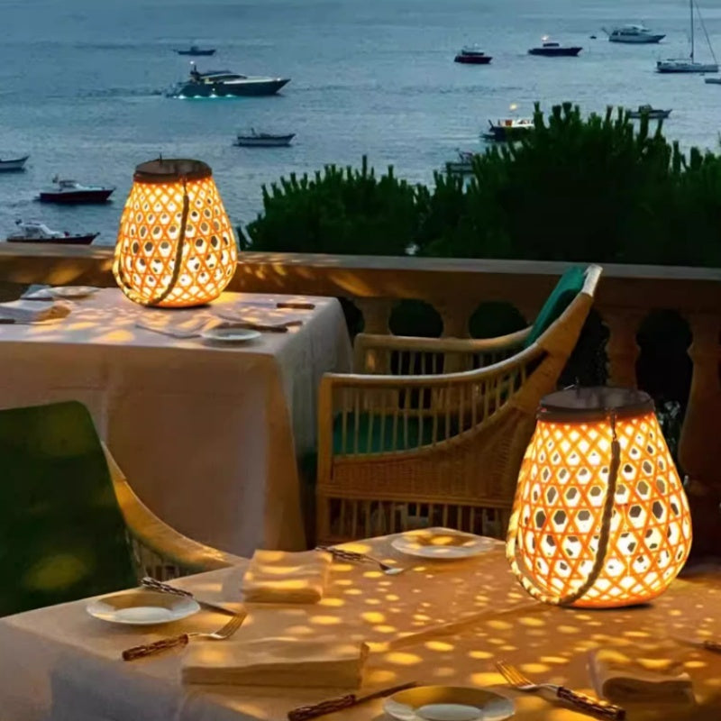 Solar Woven Lantern Light