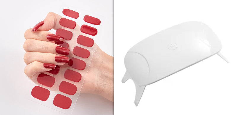 Letter Design Nail Stickers