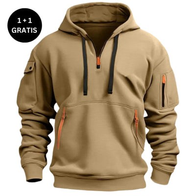 Oversized Drop-Shoulder Hoodie