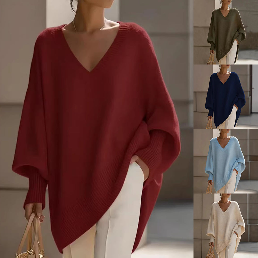 Loose V-Neck Sweater