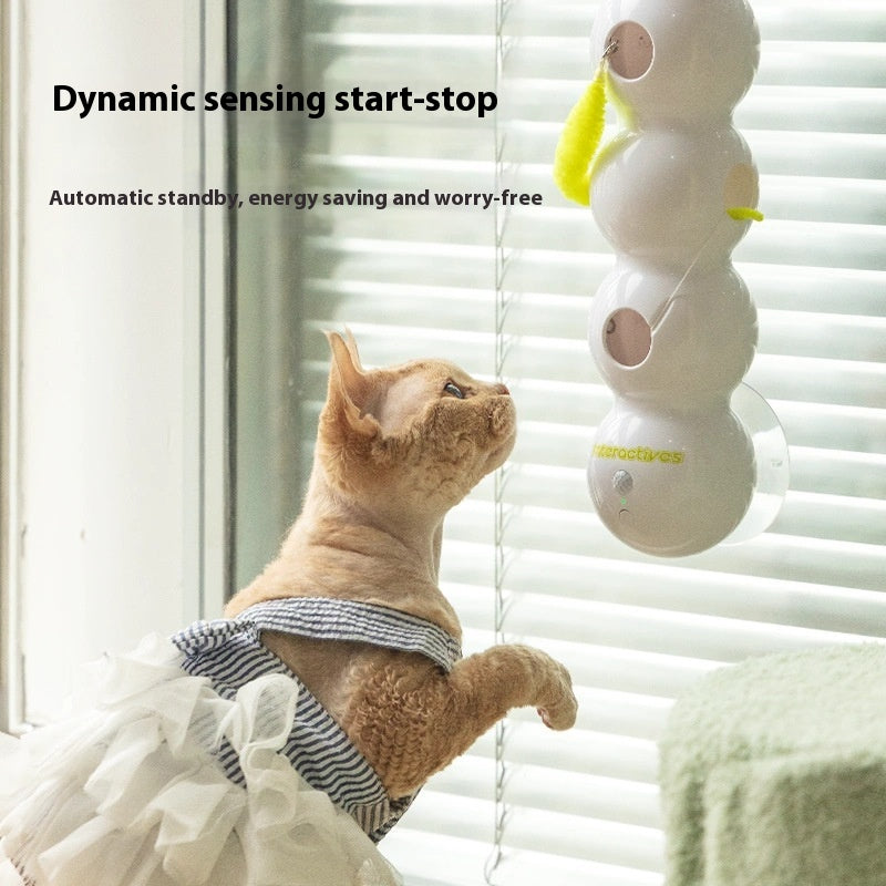 Motion-Activated Wiggly Tail Cat Toy