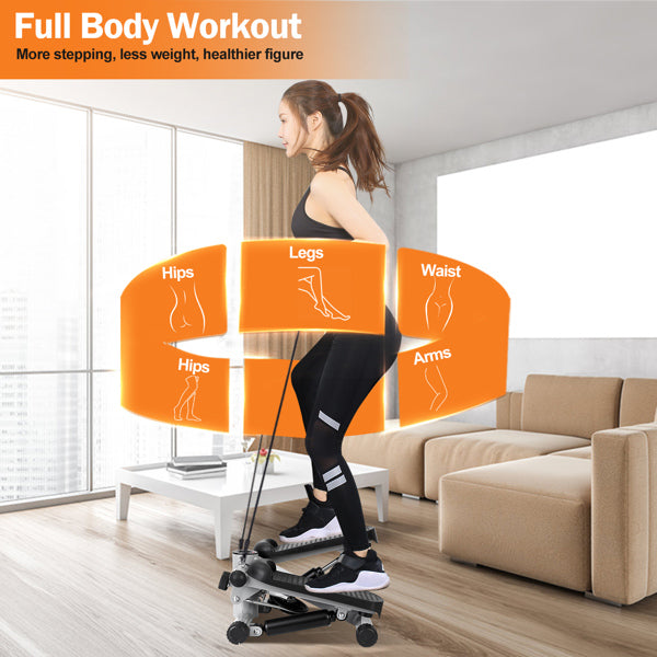 Mini Stepper with Resistance Bands