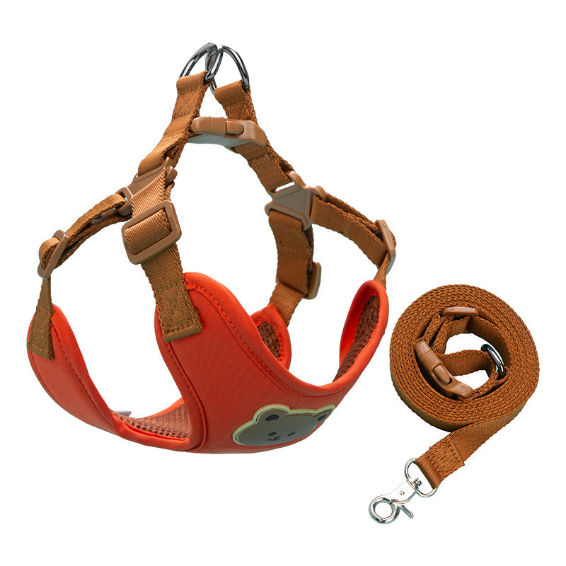 Bear Head Dog Harness