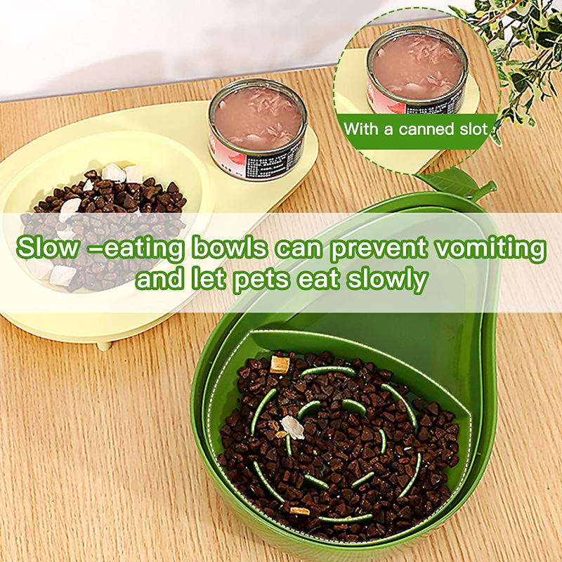 Avocado Pet Feeder Set
