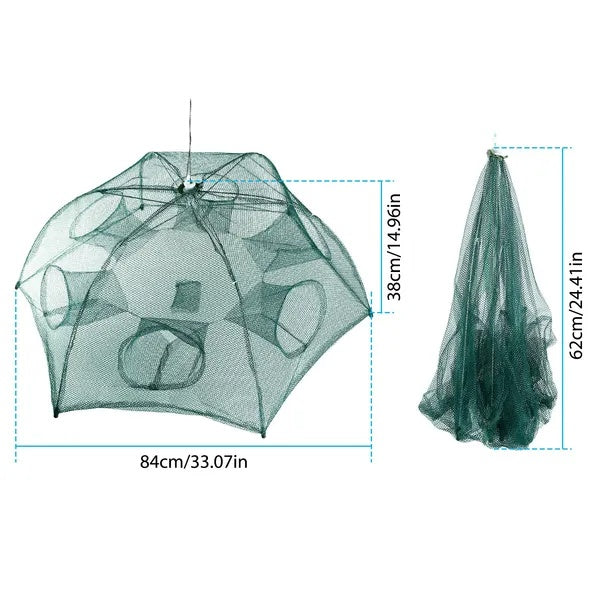Folding Fish & Crab Trap Net