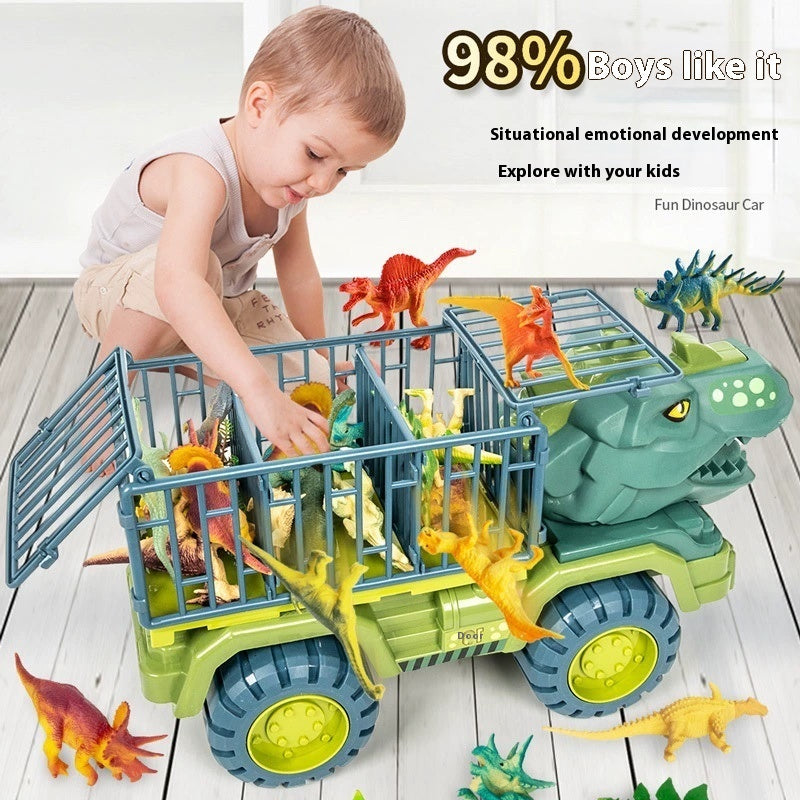 Dinosaur Transport Truck Set