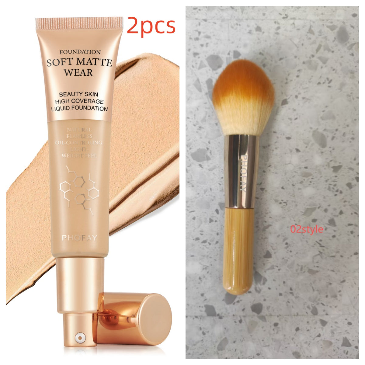 Full-Coverage Liquid Foundation