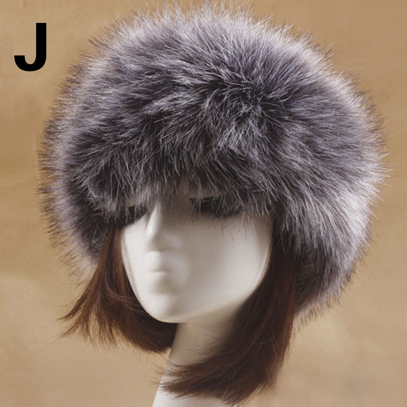 Faux Fur Open-Top Hat