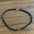Matte Lava Stone Bead Necklace