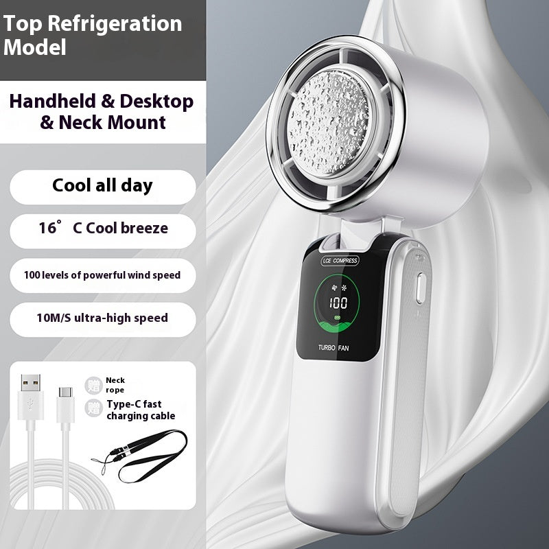Foldable Handheld Neck Fan