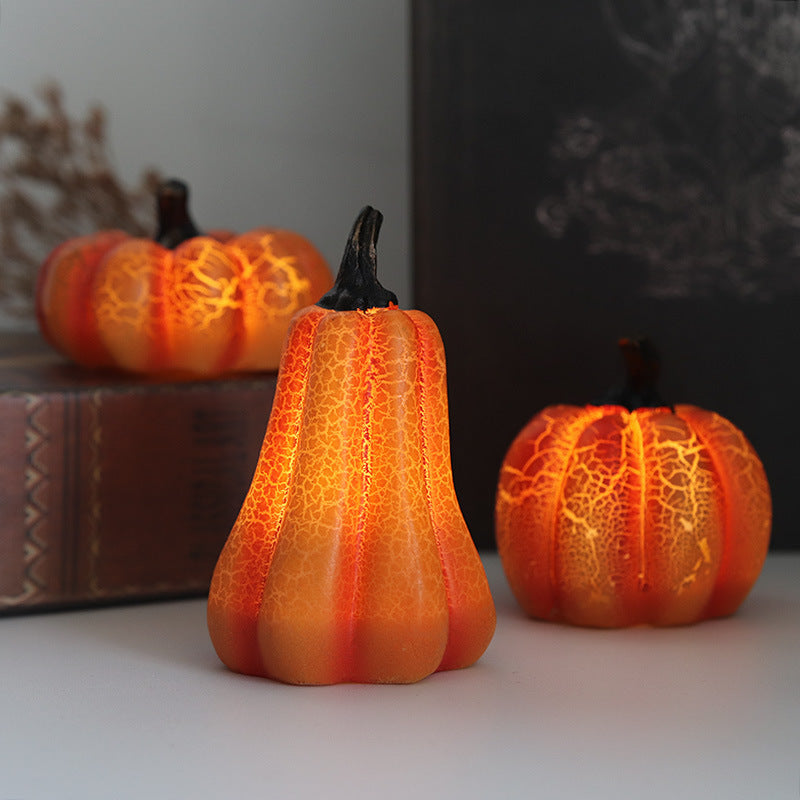 Glowing Resin Pumpkin Lights