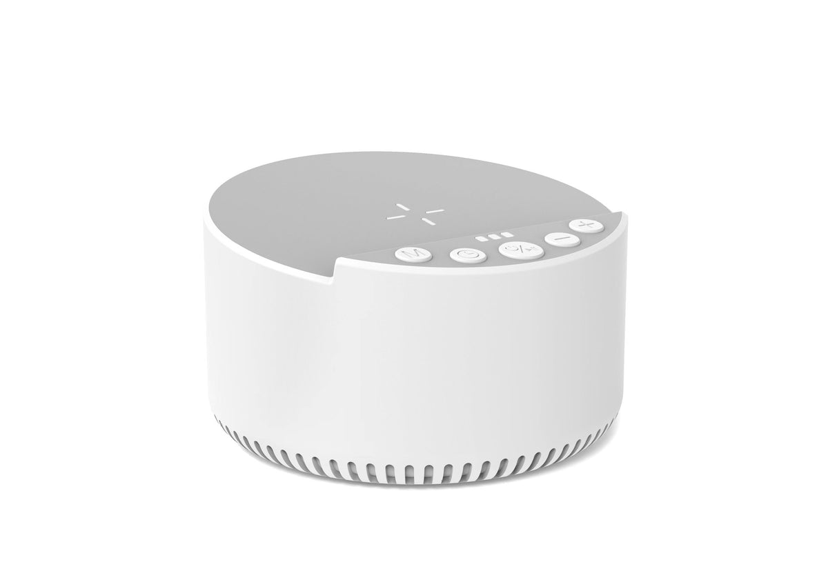 White Noise Speaker with Wireless Charger