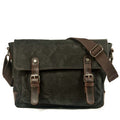 Washed Canvas Shoulder Bag