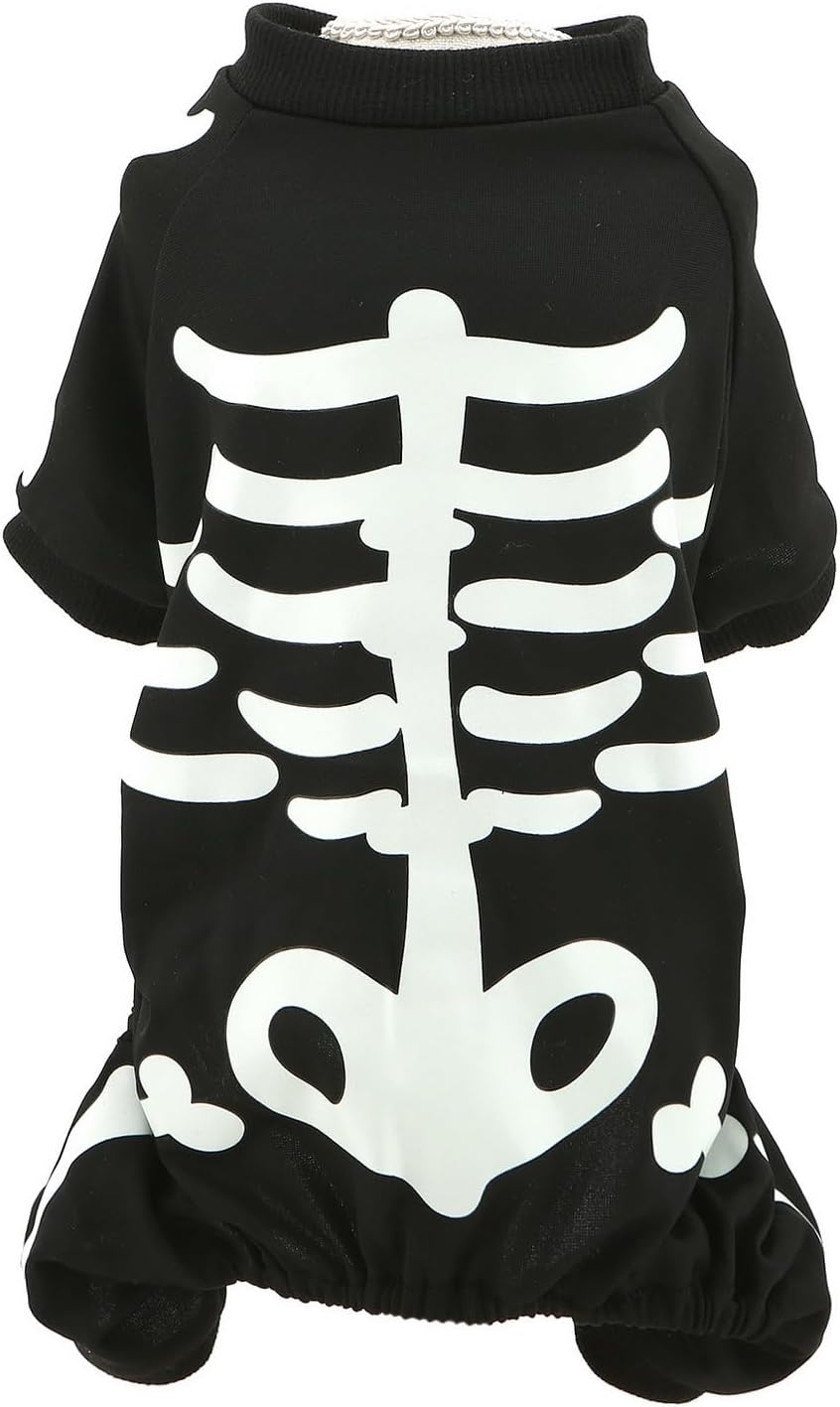 Glow Skeleton Dog Costume