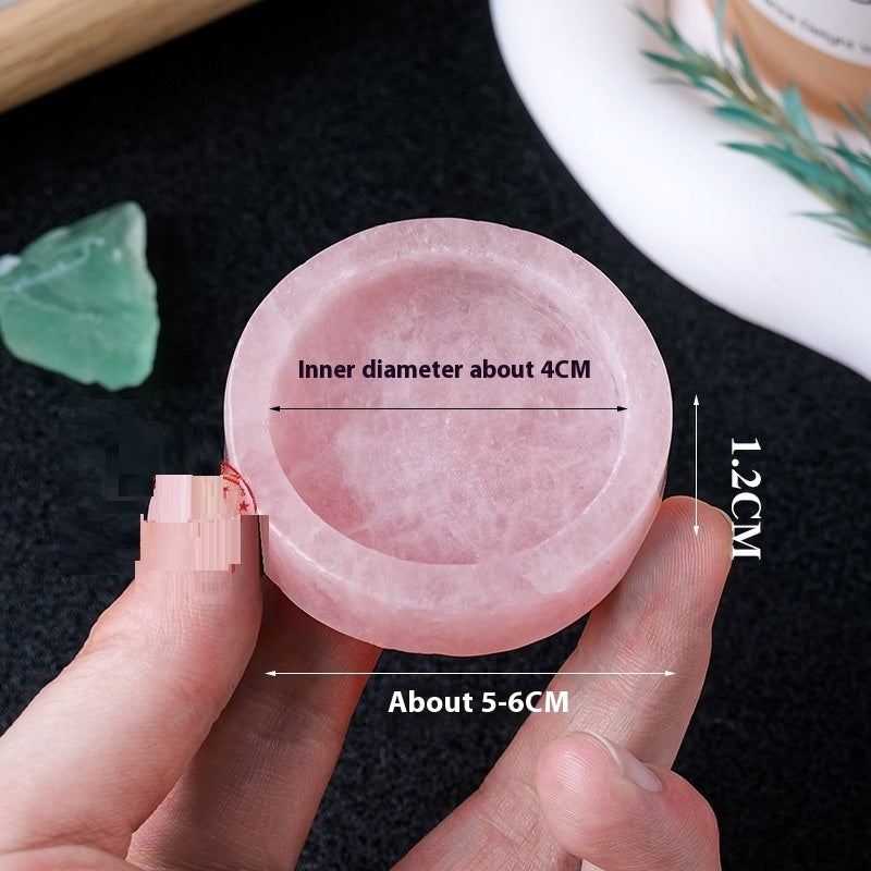 Pink Crystal Tealight Holder