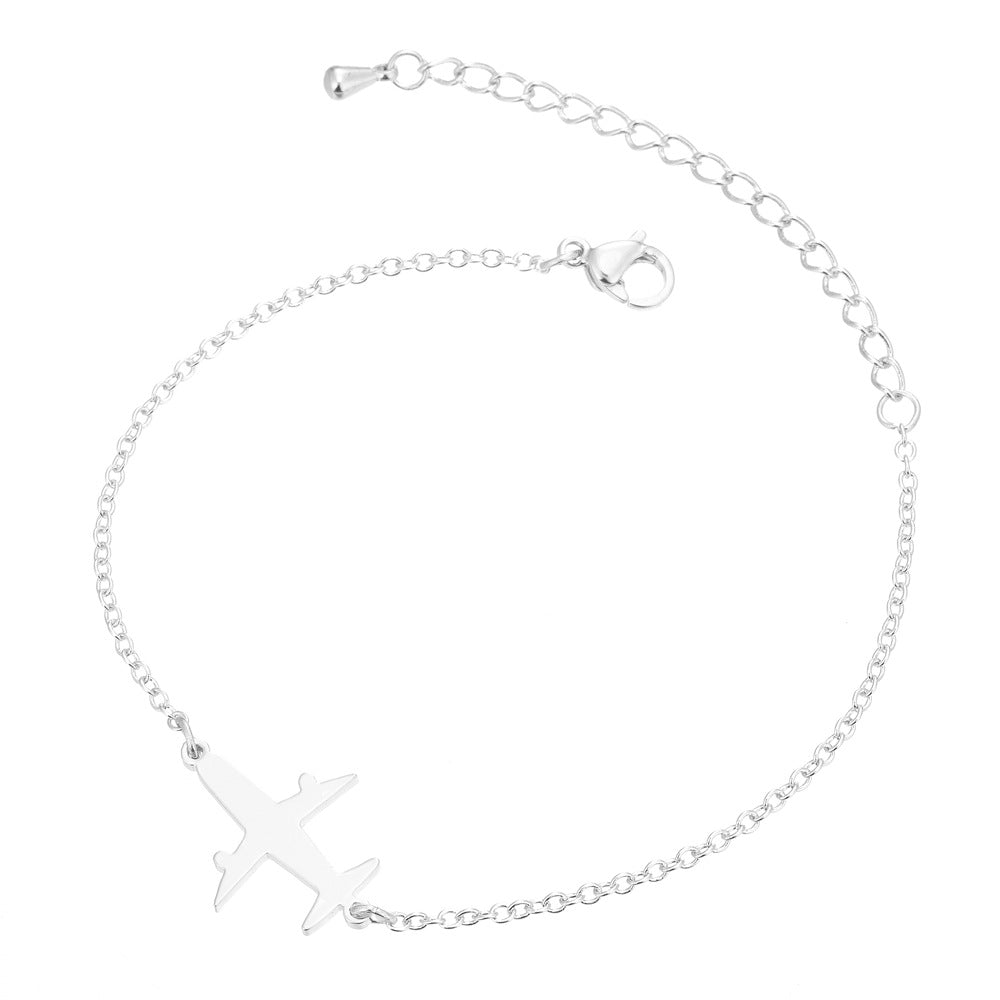 Airplane Charm Bracelet