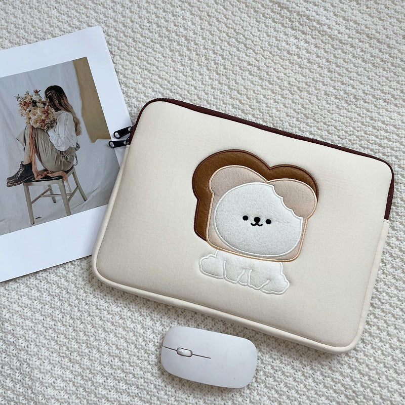 Cute Embroidered Laptop Sleeve