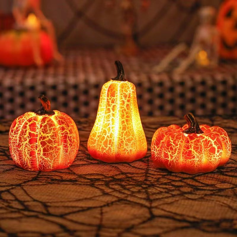 Glowing Resin Pumpkin Lights