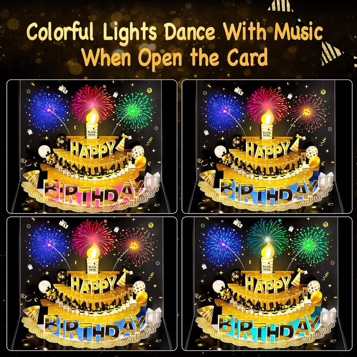 Light-Up Musical Birthday Card