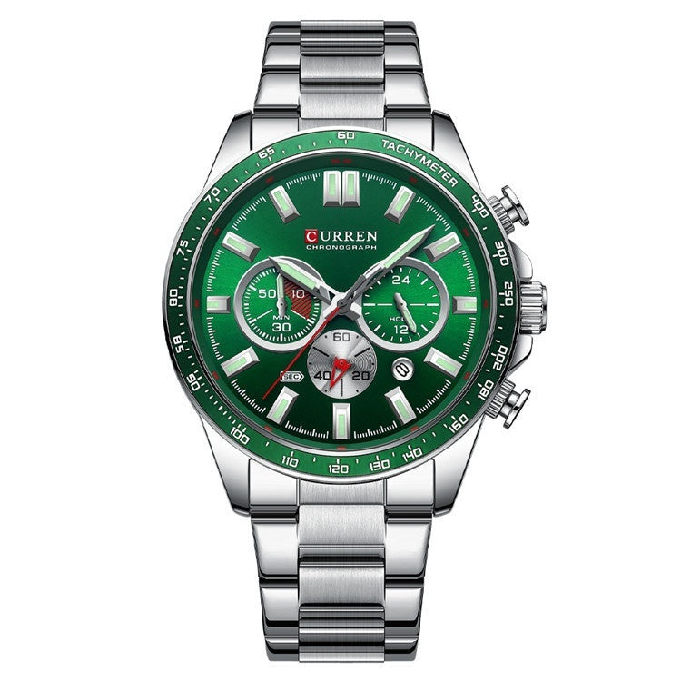 Men's Stainless Steel Date Watch
