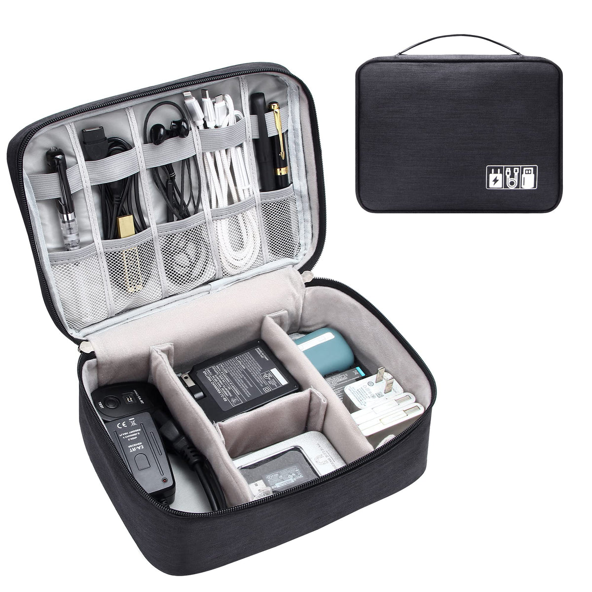 Travel Electronics Organizer Bag