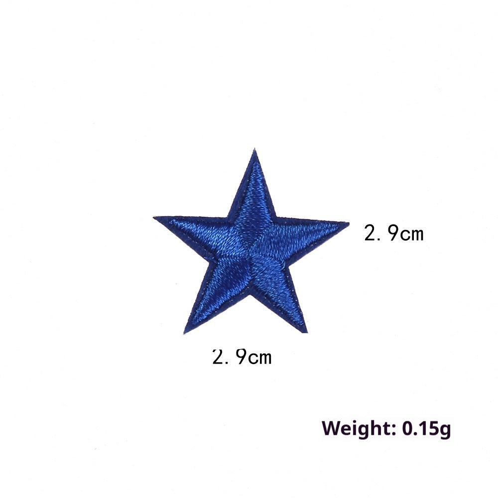 Embroidered Star Patches